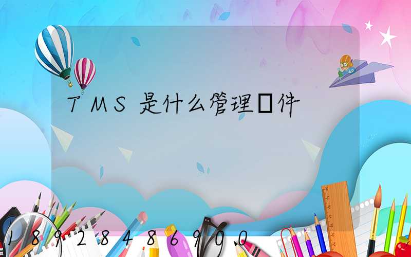 TMS是什么管理軟件