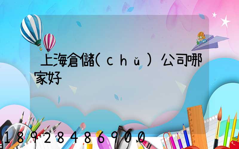 上海倉儲(chǔ)公司哪家好