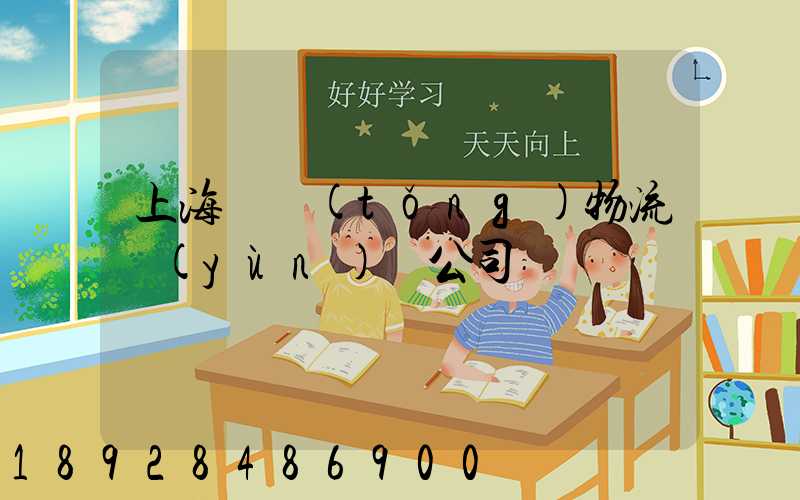 上海傳統(tǒng)物流運(yùn)輸公司