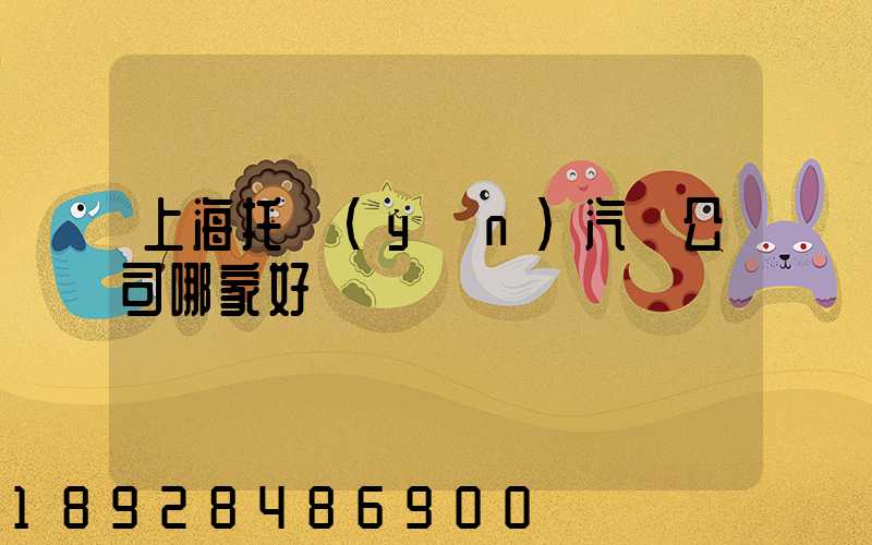 上海托運(yùn)汽車公司哪家好