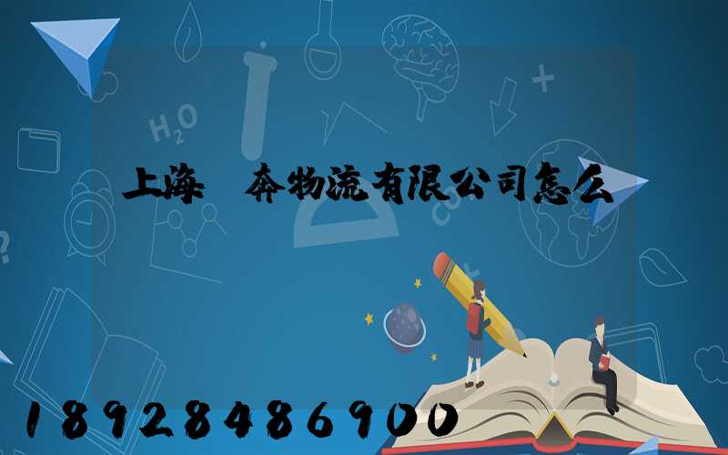 上海滬奔物流有限公司怎么樣