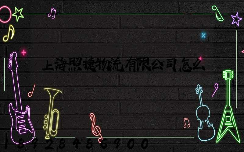 上海照捷物流有限公司怎么樣