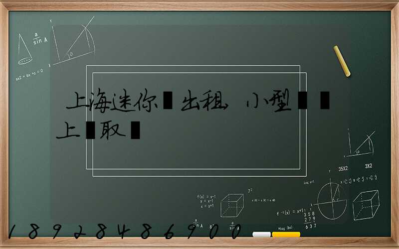 上海迷你倉出租,小型倉庫上門取貨