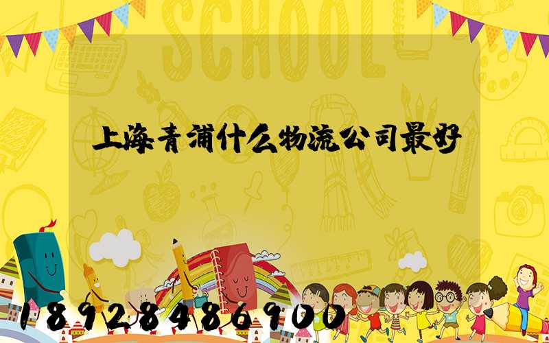 上海青浦什么物流公司最好
