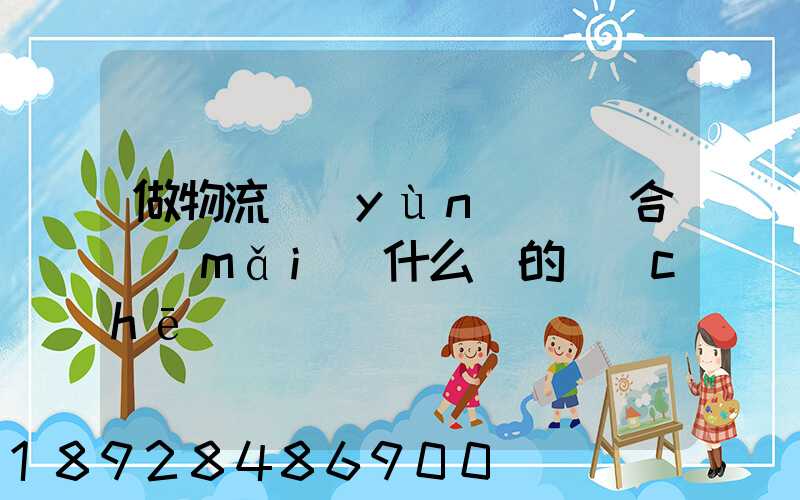 做物流運(yùn)輸適合買(mǎi)什么樣的車(chē)