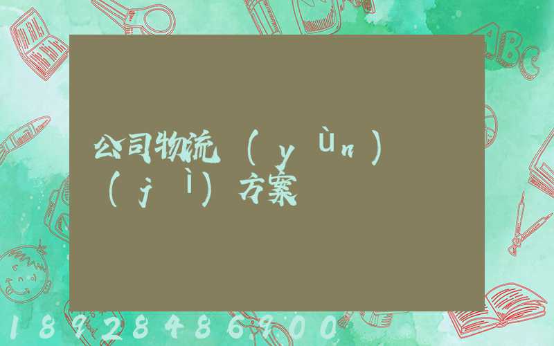公司物流運(yùn)輸審計(jì)方案