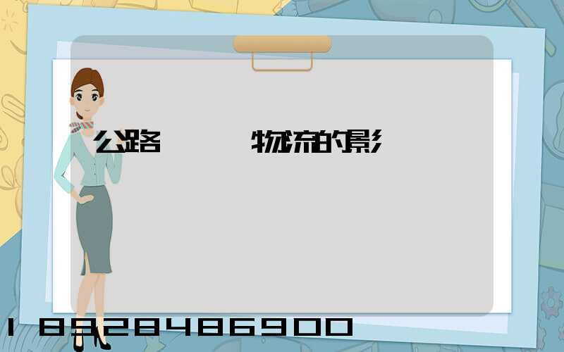 公路運輸對物流的影響