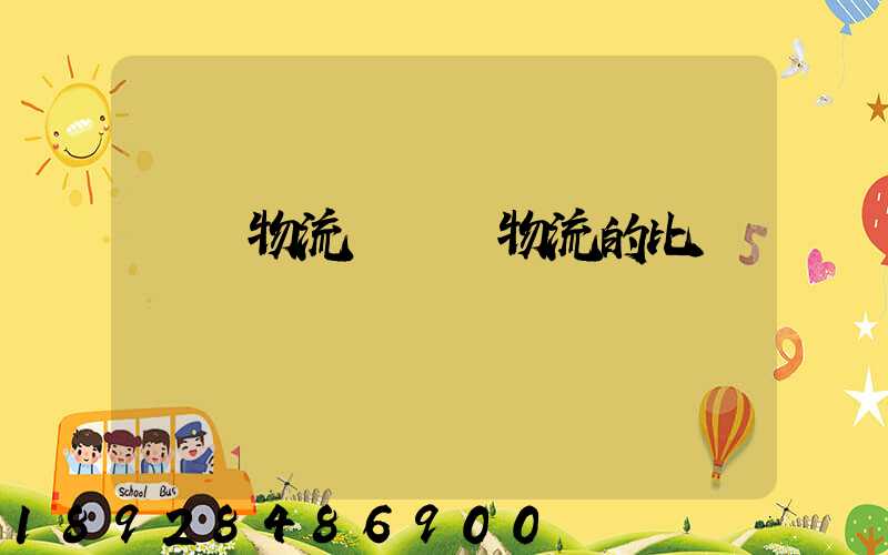 國際物流與國內物流的比較