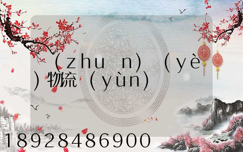 專(zhuān)業(yè)物流運(yùn)輸