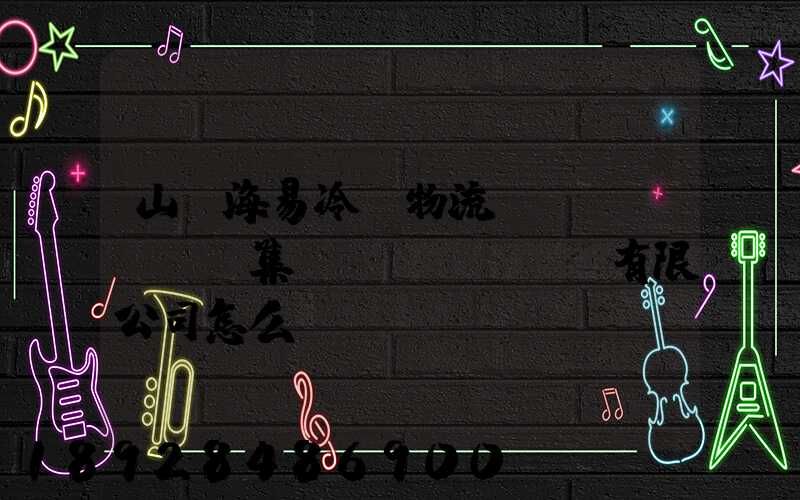 山東海易冷鏈物流倉儲(chǔ)集團(tuán)有限公司怎么樣