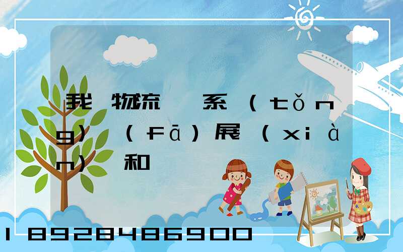 我國物流運輸系統(tǒng)發(fā)展現(xiàn)狀和趨勢