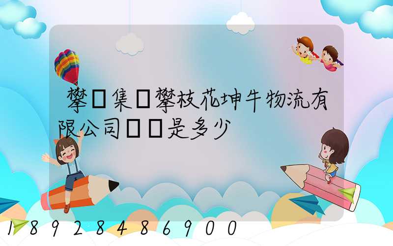 攀鋼集團攀枝花坤牛物流有限公司電話是多少