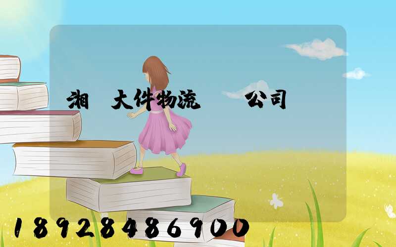 湘潭大件物流運輸公司