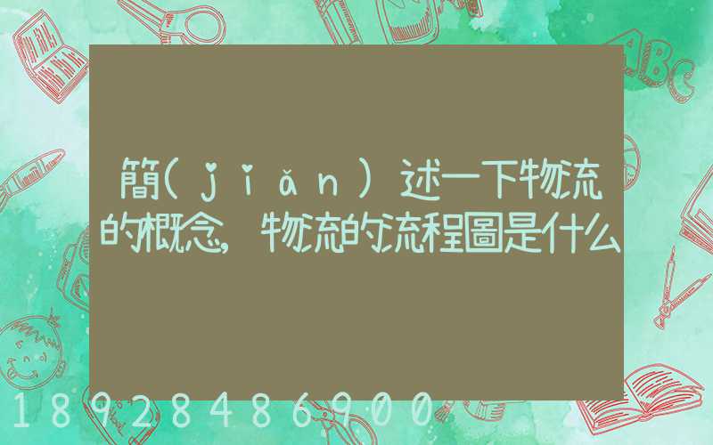 簡(jiǎn)述一下物流的概念,物流的流程圖是什么