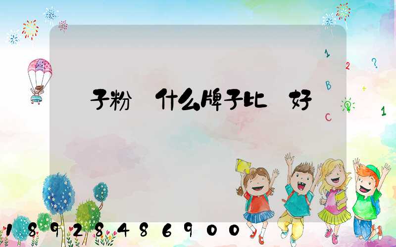 膩子粉選什么牌子比較好