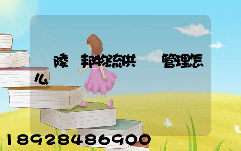 銅陵漢邦物流供應鏈管理怎么樣