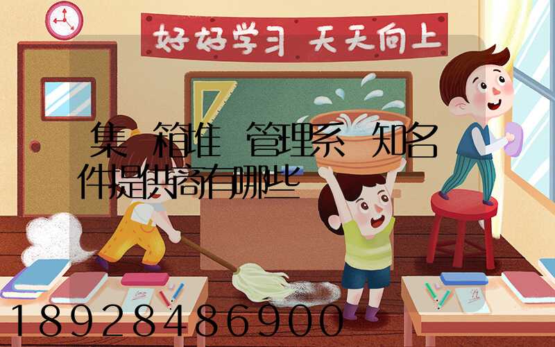 集裝箱堆場管理系統知名軟件提供商有哪些